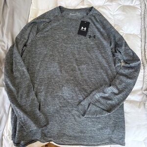 Under Armour Men's Charcoal Heather Long Sleeve Shirt